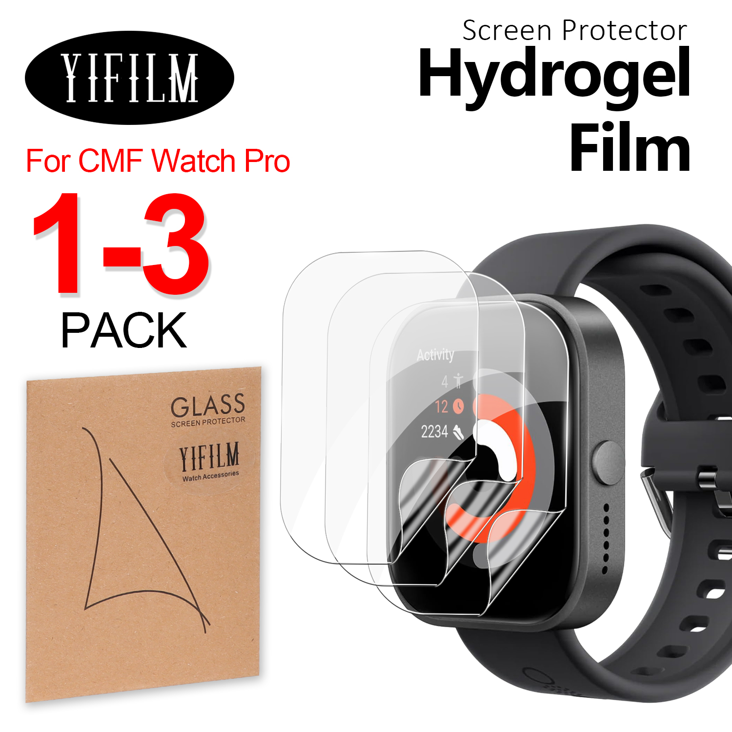 Hydrogel Screen Protector - HD Clear TPU Hydraulic Screen Protector