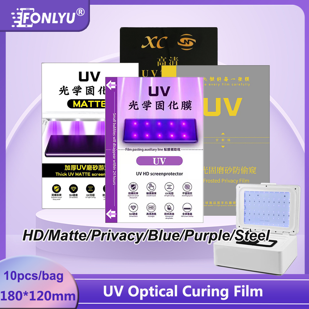 Screen Protector Cutter - FONLYU UV Optical Hydrogel Film HD