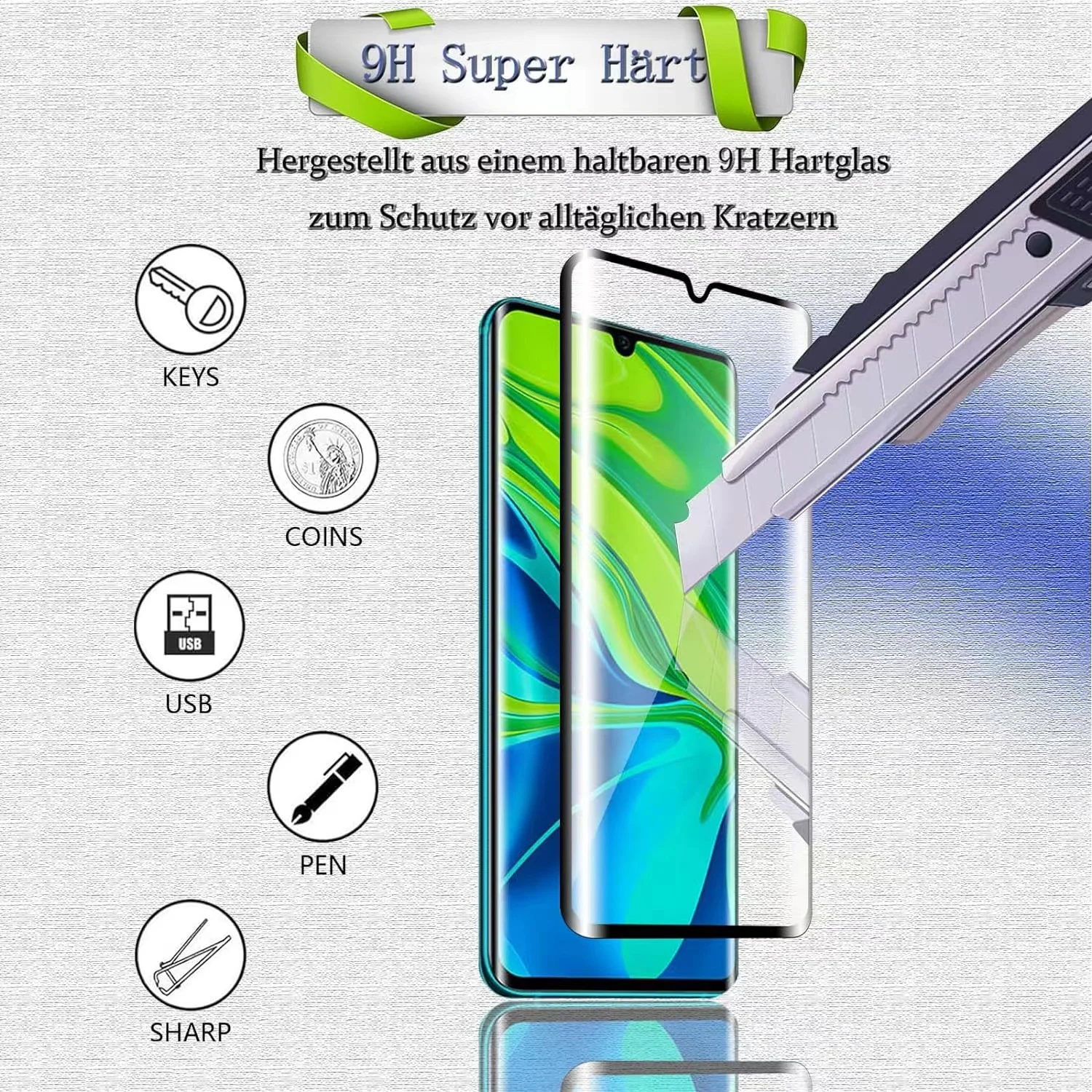 6IN1 For Xiaomi Mi 10 Glass Mi - Curved Edge Screen recensione e prezzo