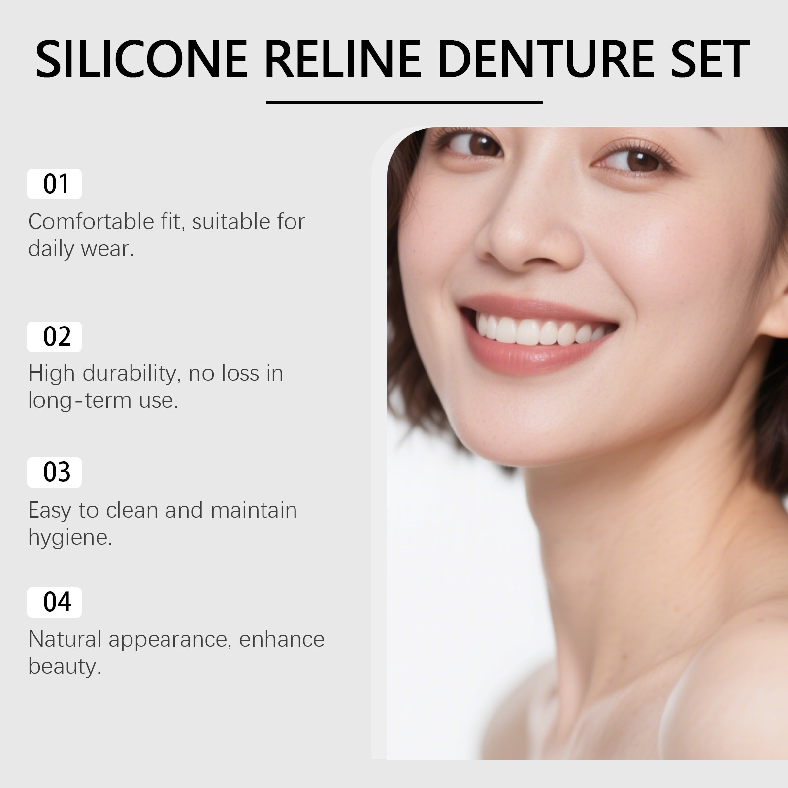 Denture Full Set Over Gums Kit - Full Cover Adhesive recensione e prezzo