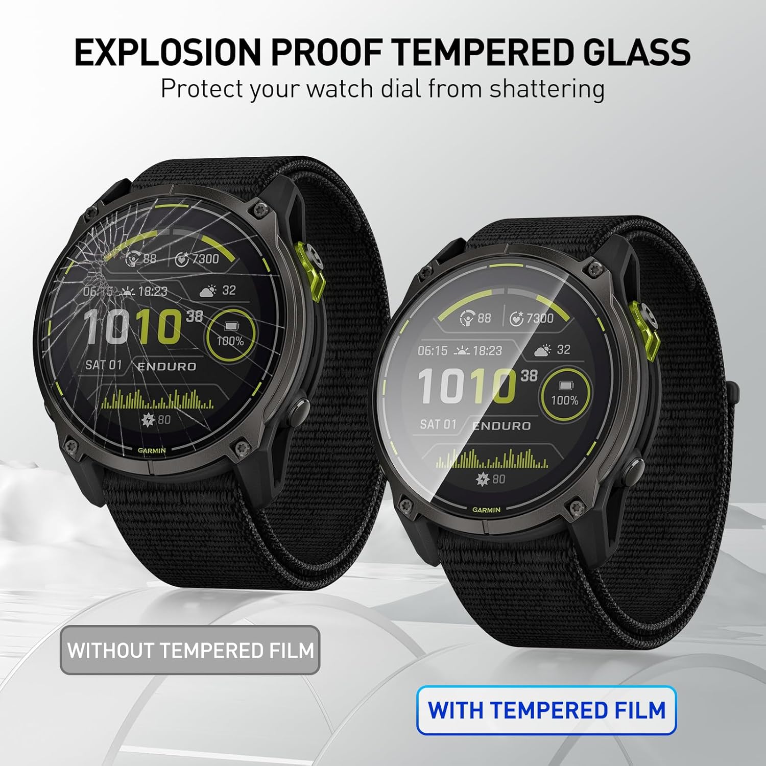 Tempered Glass Films For Garmi - Smartwatch Screen Film recensione e prezzo