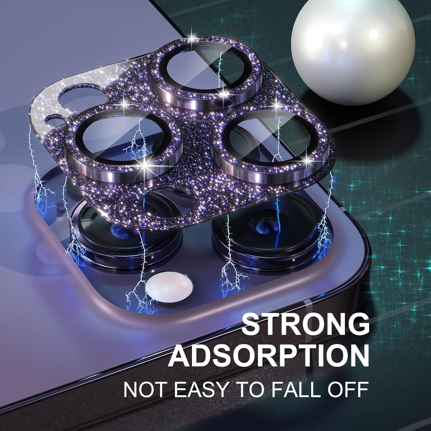 1 Pcs Glitter-Purple Camera Le - Tempered Glass Screen 9H recensione e prezzo