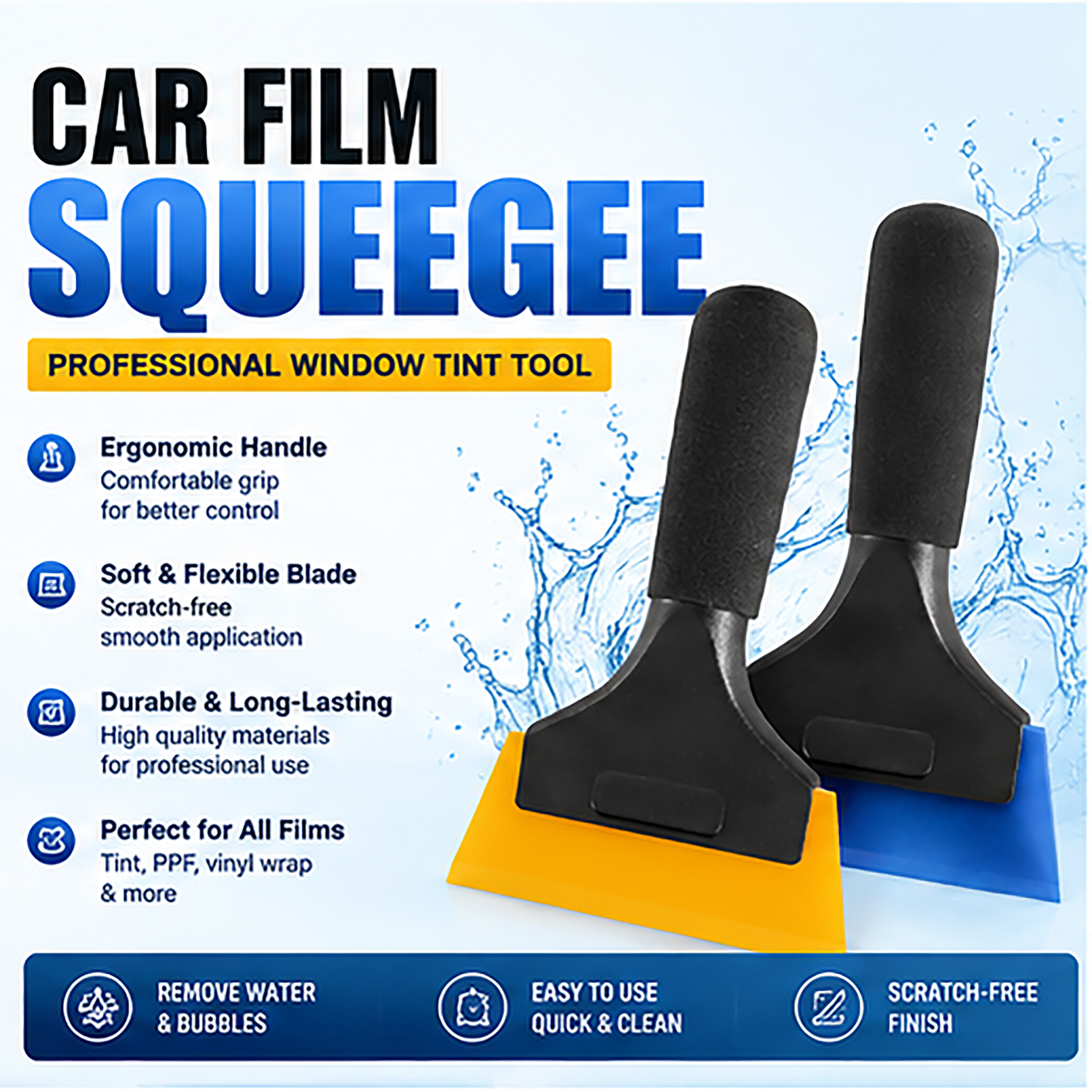 Car Anti Scratch Vinyl Wrap Sq - Air Bubble Remover recensione e prezzo