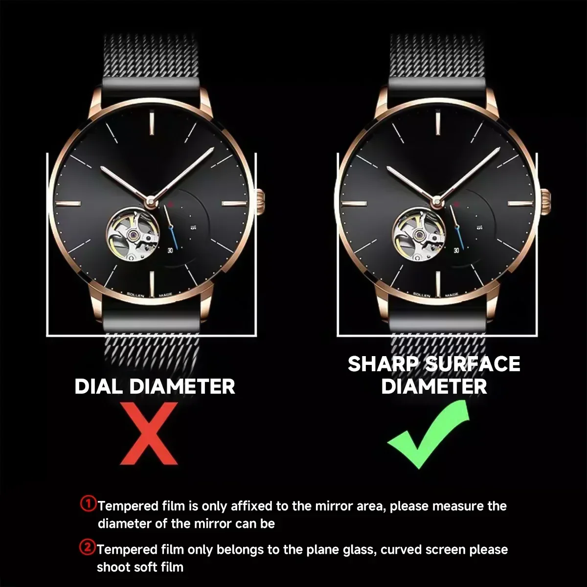 26-46mm Universal Tempered Gla - Smartwatch Screen Film recensione e prezzo