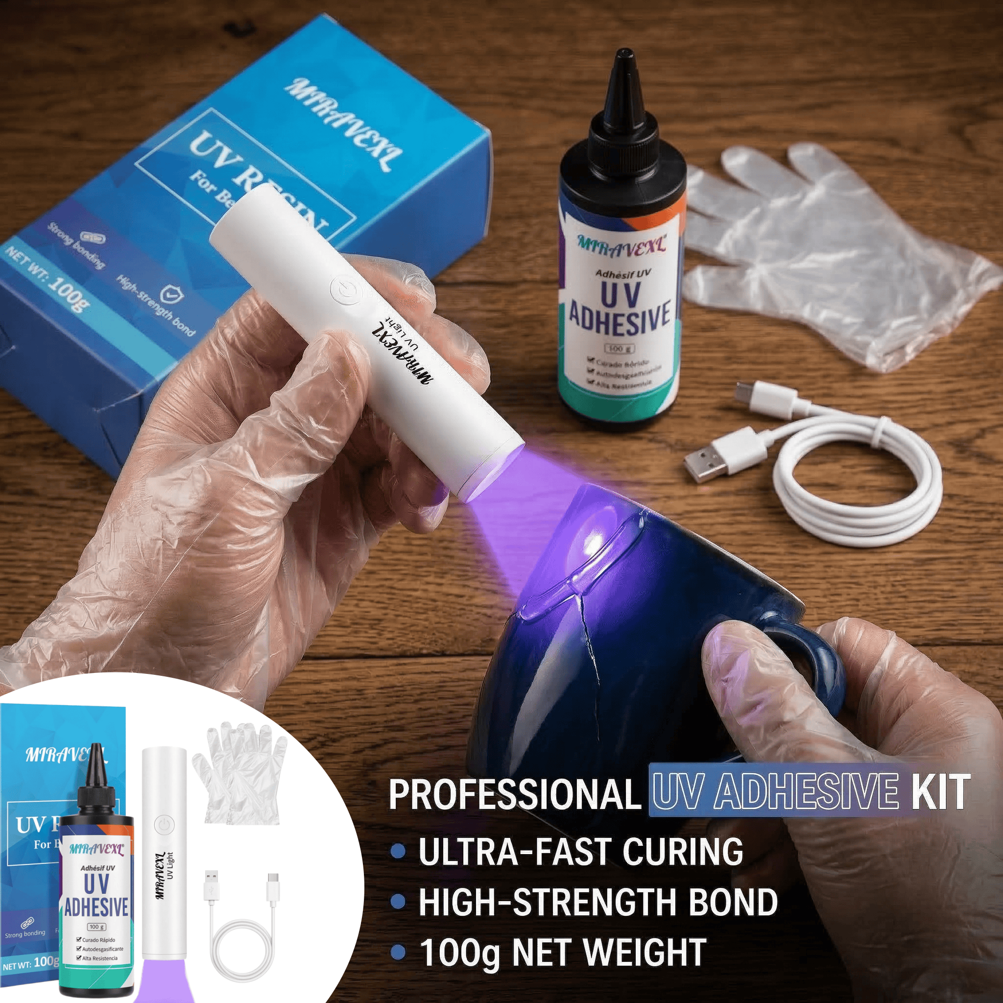 Upgraded UV Resin Kit with USB - Liquid Uv Glue Kit recensione e prezzo