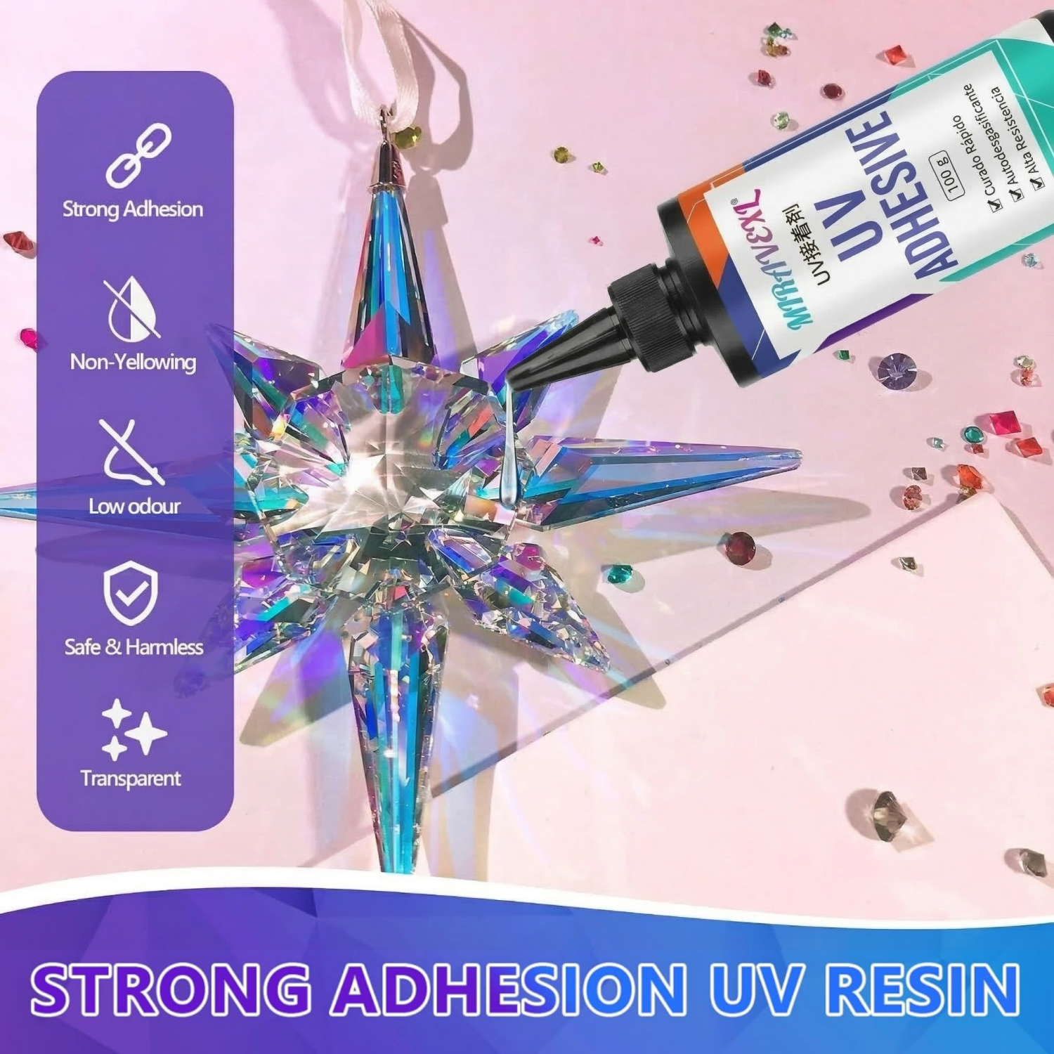Upgraded UV Resin Kit with USB - Liquid Uv Glue Kit recensione e prezzo