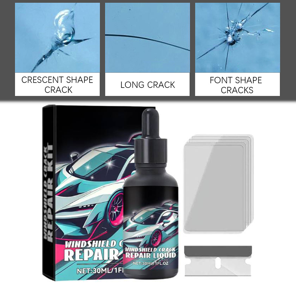 Cracked Glass Scratch Repair K - Liquid Uv Glue Kit recensione e prezzo