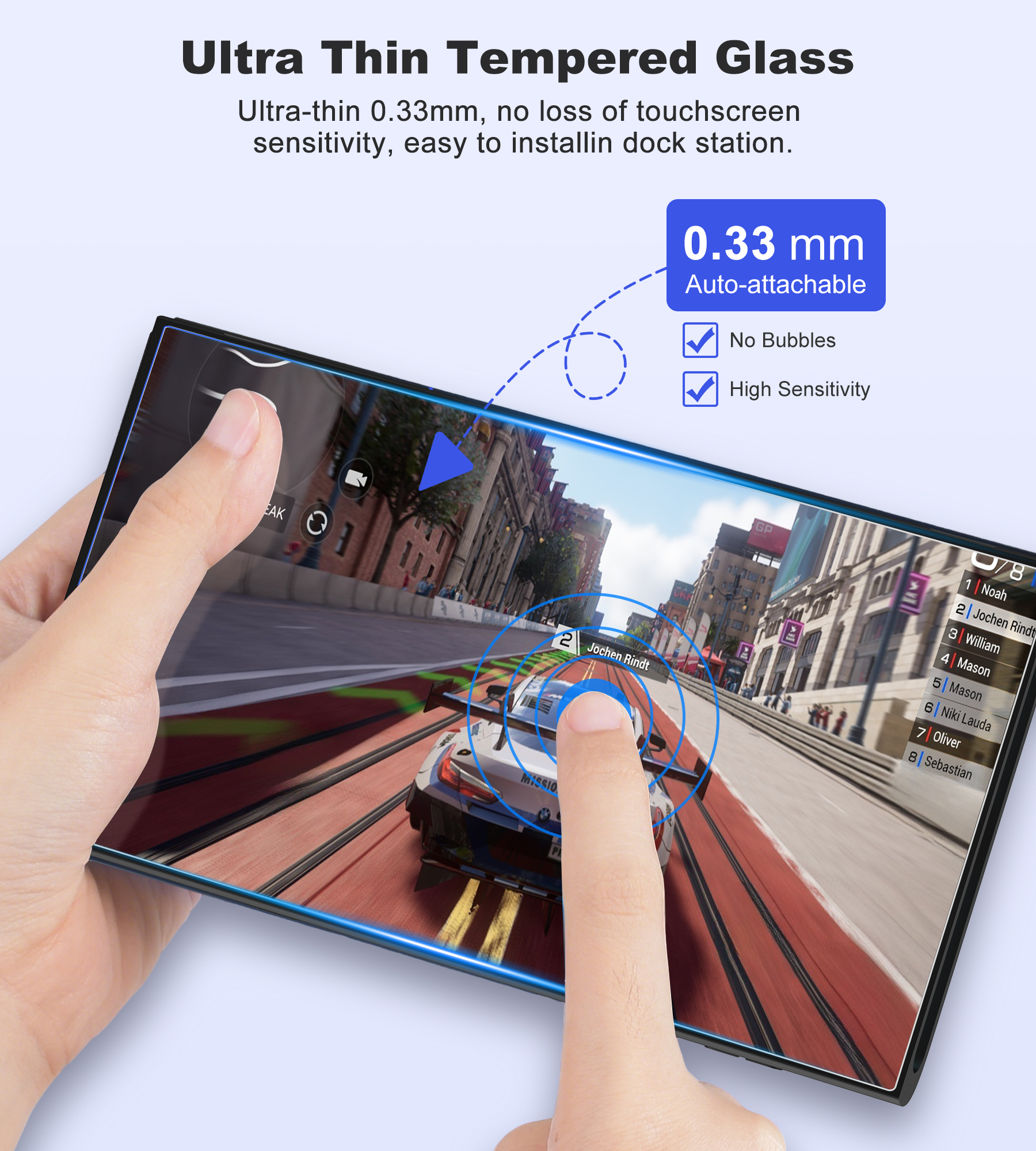 BEBONCOOL 2-Pack Tempered Glas - Screen Alignment Tool recensione e prezzo