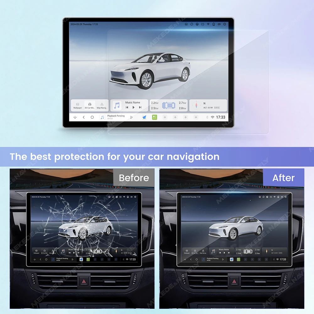 For 11.5 13 Inch Radio Tempere - Glass Protector Auto recensione e prezzo