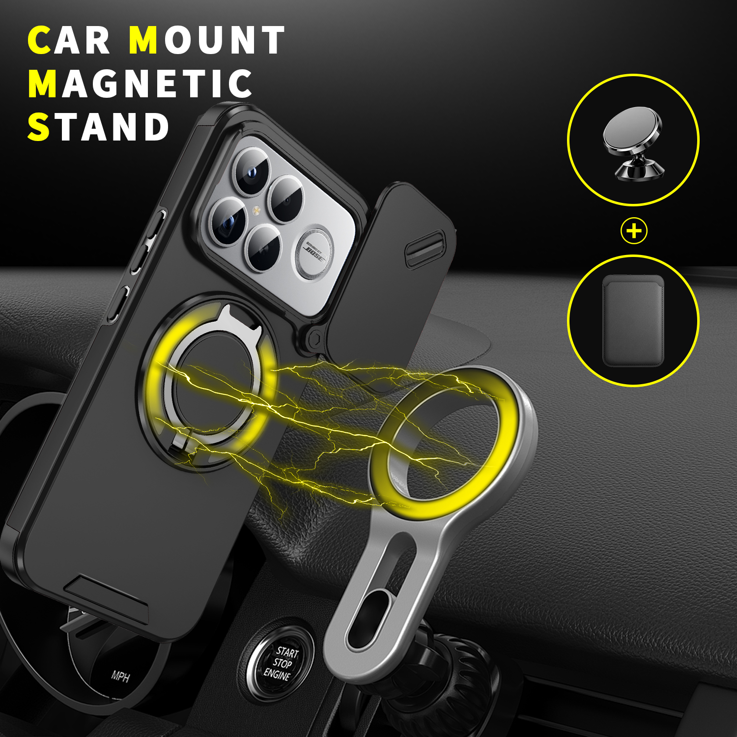 Magnetic Wireless Charging Rin - Camera Lens Protector recensione e prezzo