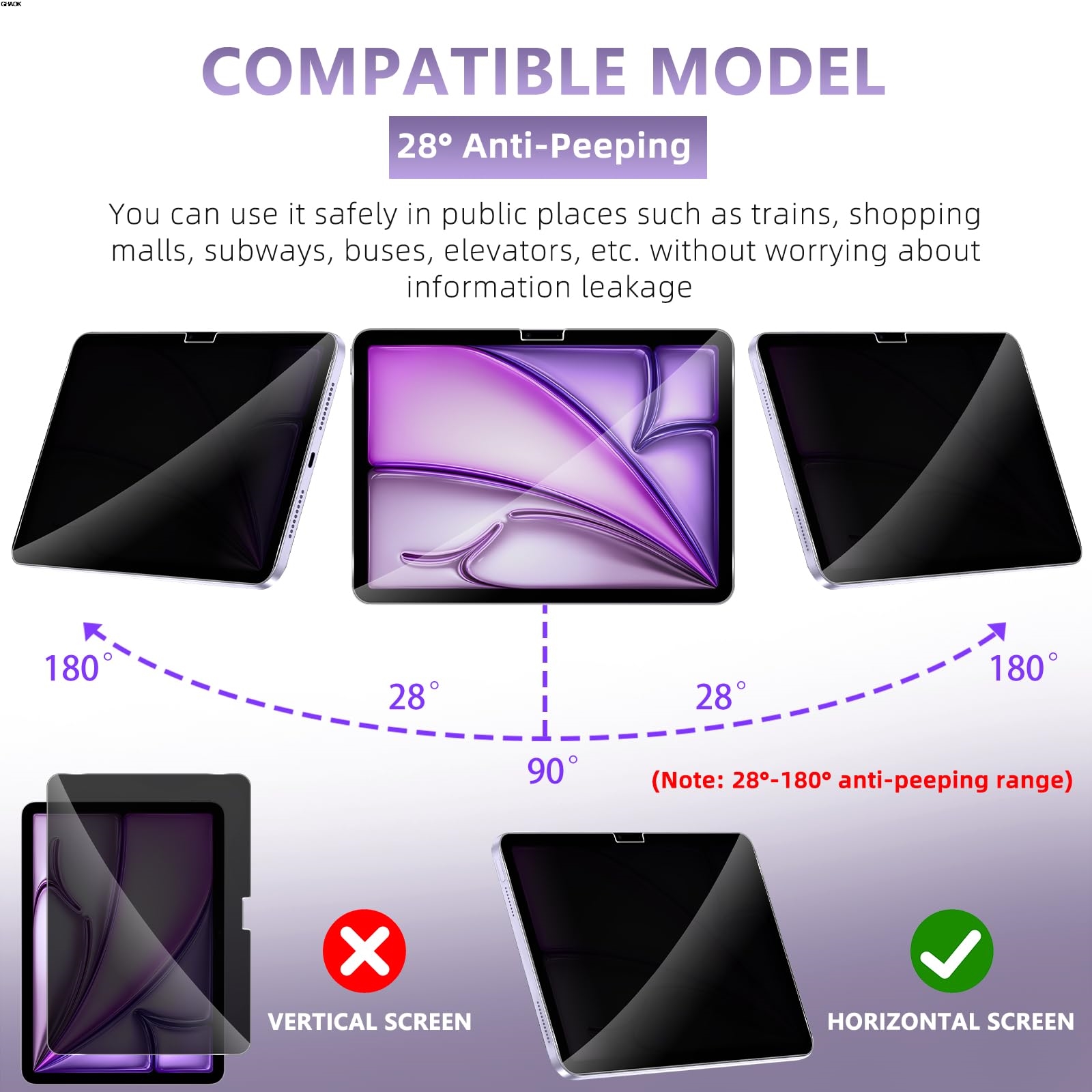 2 Way Privacy Anti-Spy Screen  - Matte Anti Glare Screen recensione e prezzo