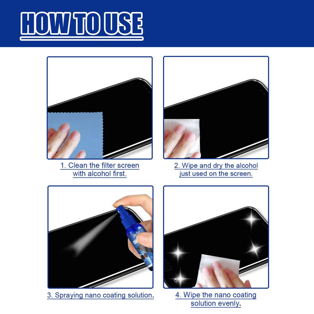 Liquid Screen Protector Spray  - Oleophobic Coating Spray recensione e prezzo