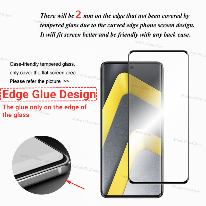 3/2/1 PCS 3D Curved Edge Glass - Curved Edge Screen recensione e prezzo