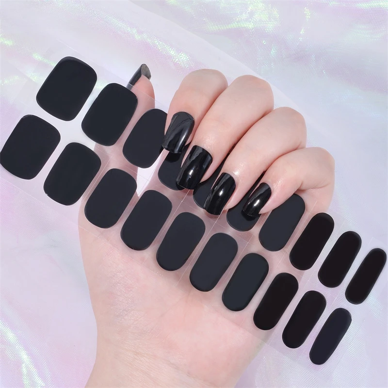 16/18/20Tips Gel Nail Stcikers - Full Cover Adhesive recensione e prezzo