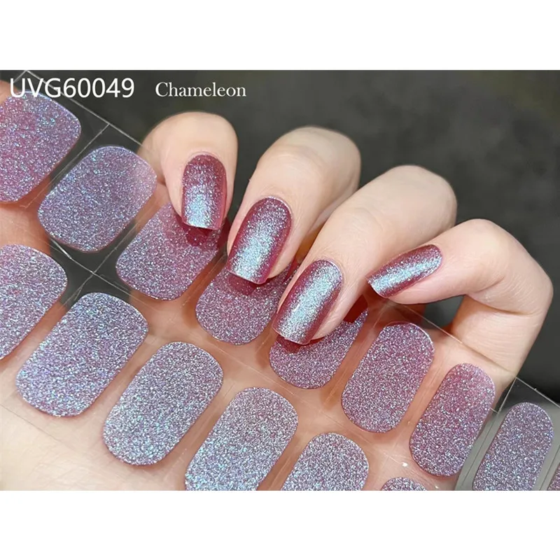 16/18/20Tips Gel Nail Stcikers - Full Cover Adhesive recensione e prezzo