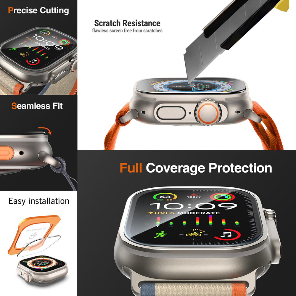 Tempered Glass For Apple Watch - Screen Alignment Tool recensione e prezzo