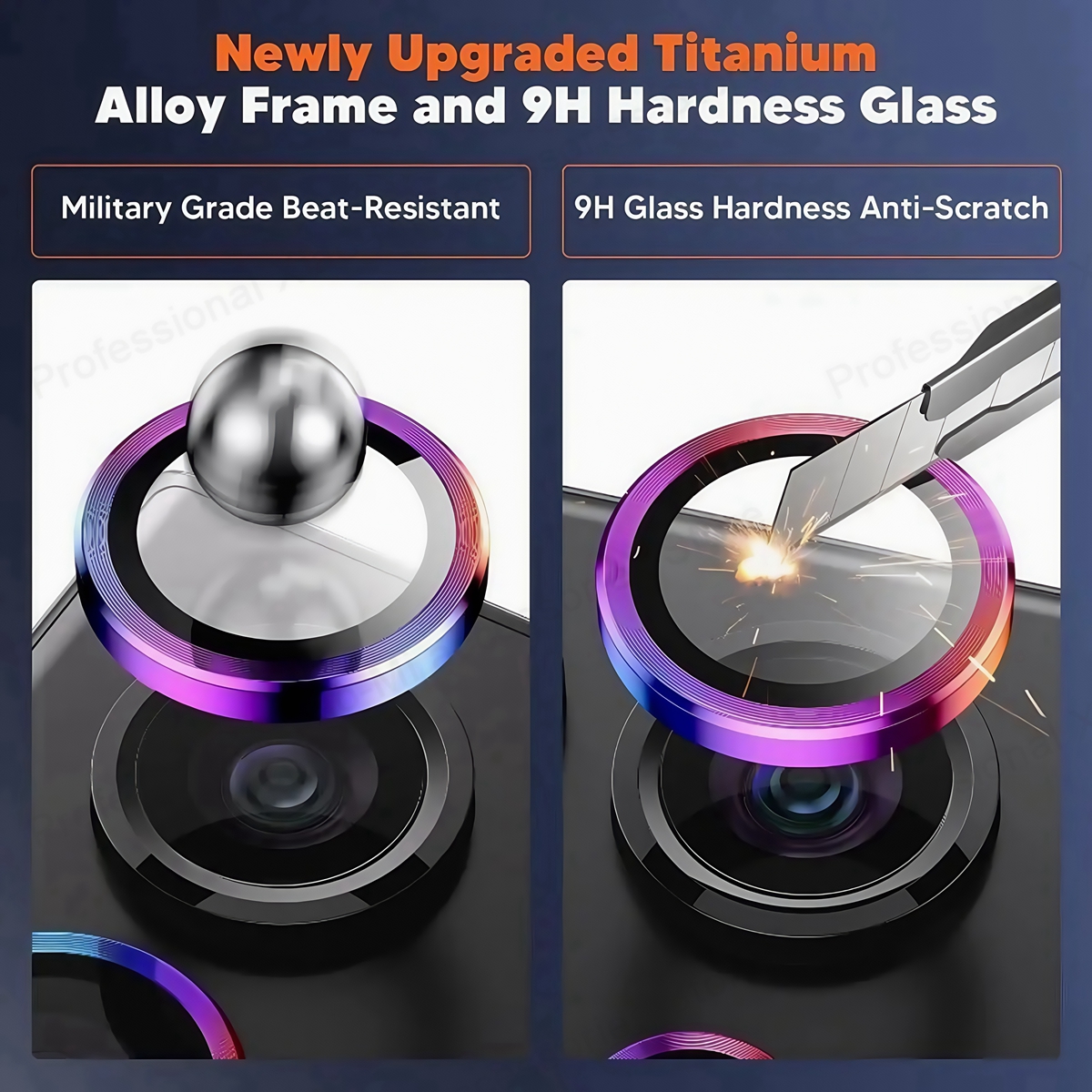 New Camera Metal Ring Protecto - Tempered Glass Screen 9H recensione e prezzo