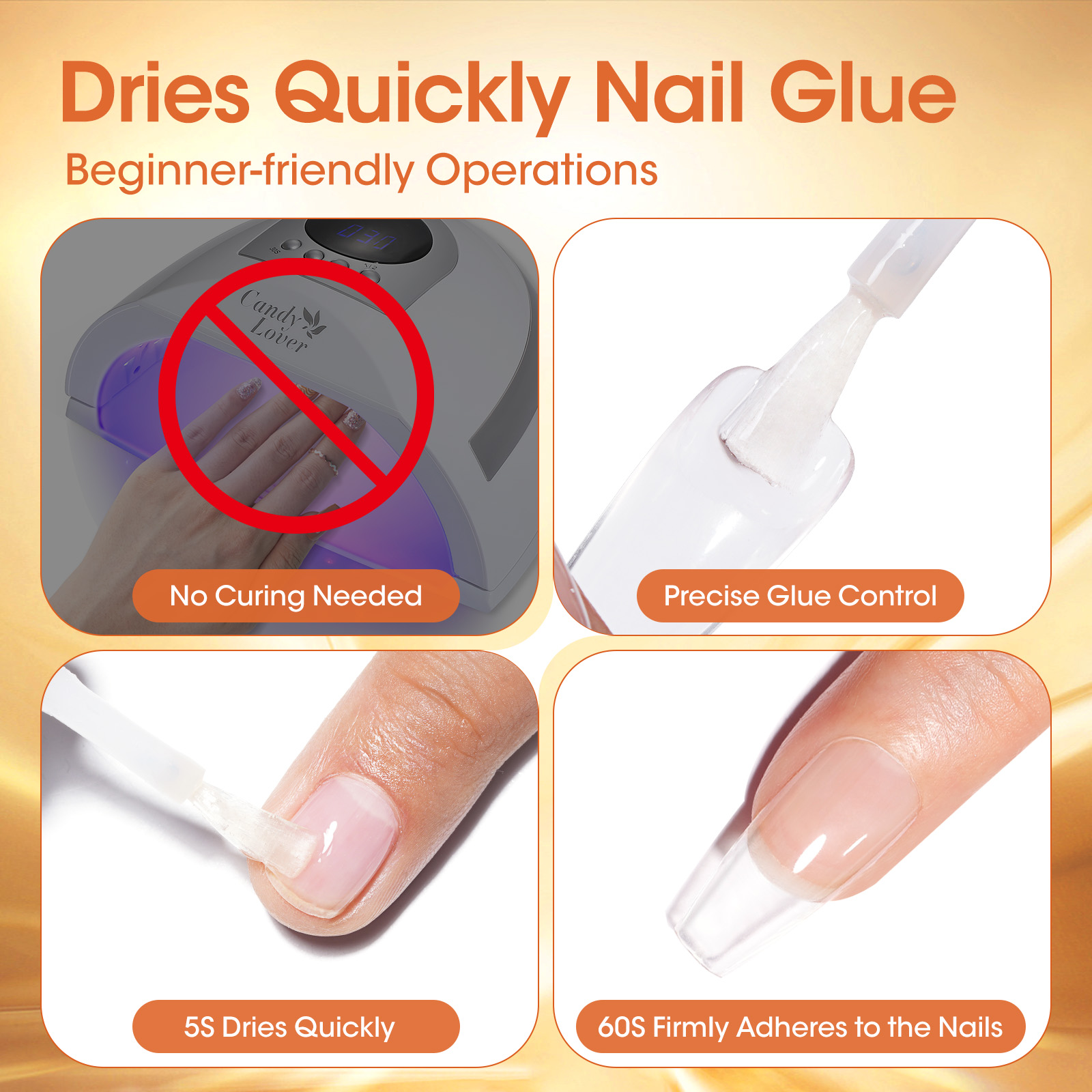 Super Strong Nail Glue Remover - Liquid Uv Glue Kit recensione e prezzo