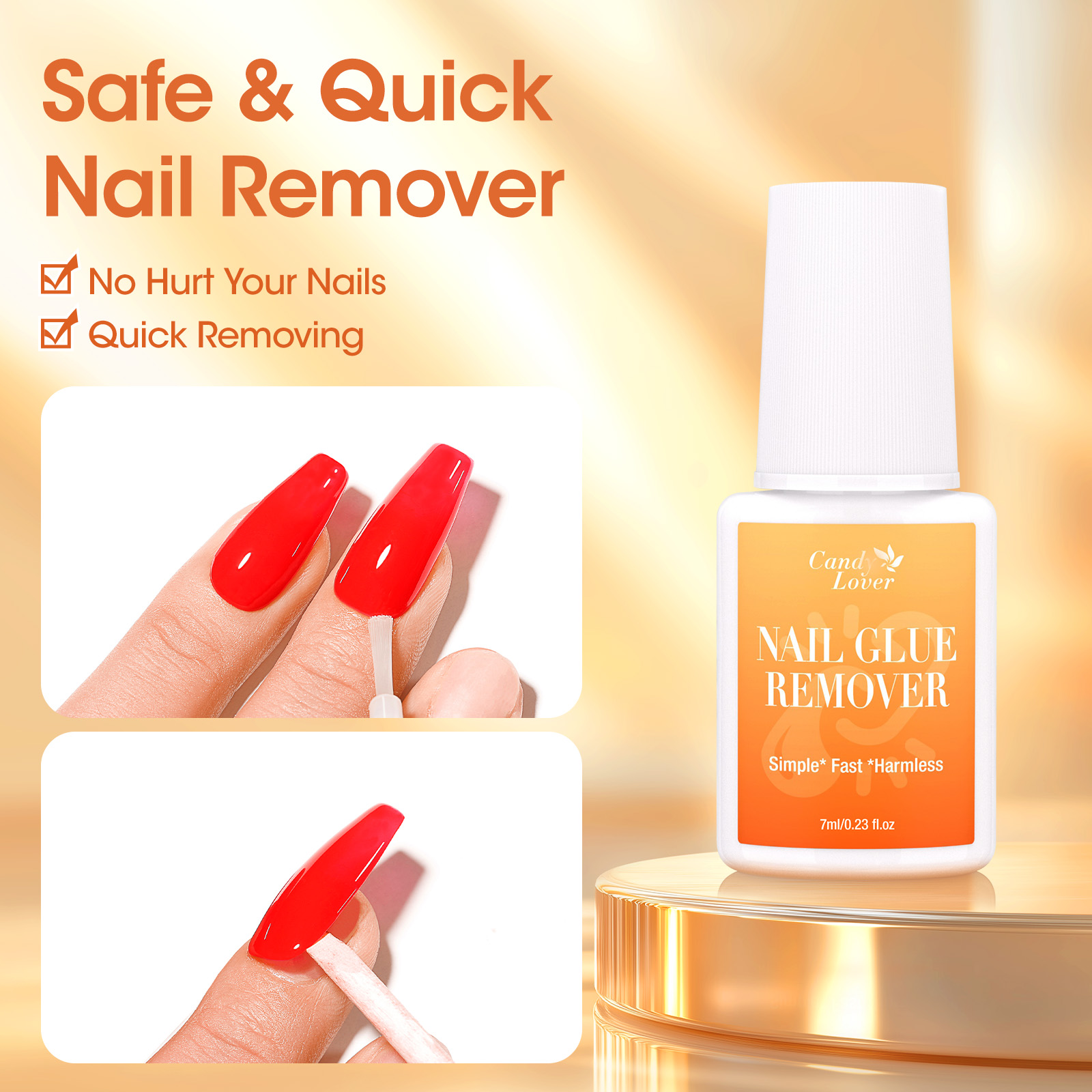 Super Strong Nail Glue Remover - Liquid Uv Glue Kit recensione e prezzo