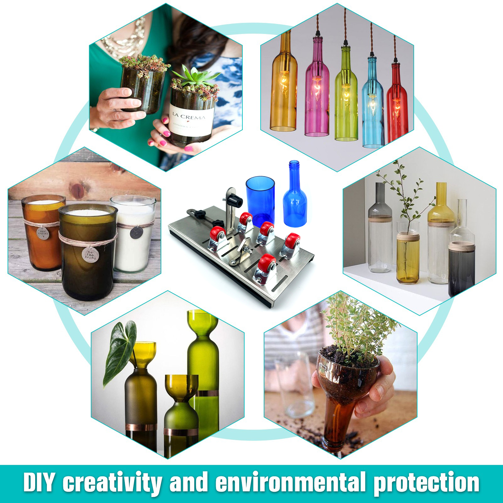 DIY Glass Bottle Cutter Adjust - Screen Protector Cutter recensione e prezzo