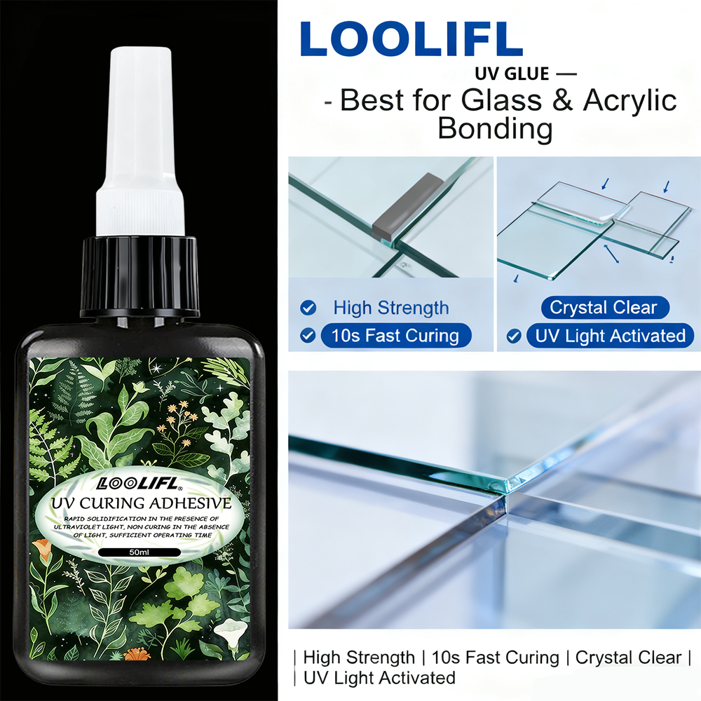 LOOLIFL UV Glue Kit 3 Bottles  - Liquid Uv Glue Kit recensione e prezzo